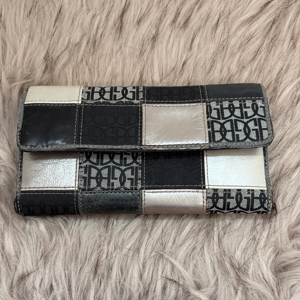 Giani Bernini Black And Metallic Patchwork Wallet - image 5